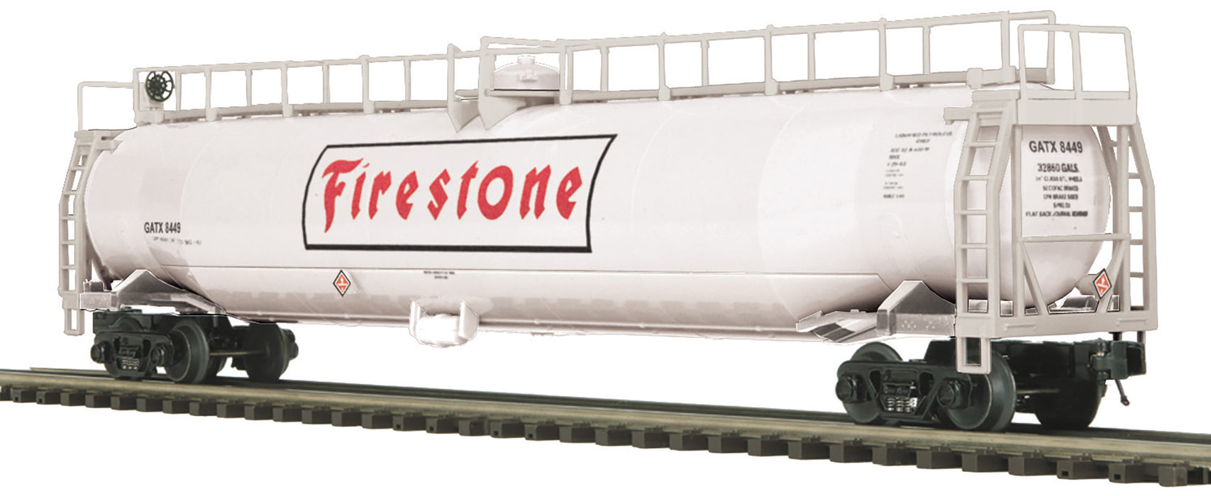 MTH Premier 20-96813 O Scale 33000 Gallon Tank Car Firestone