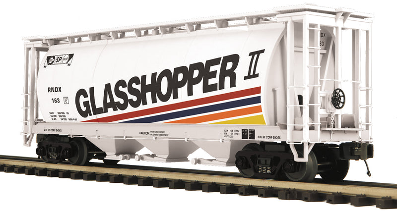 MTH Premier 20-96821 O Scale 3-Bay Cylindrical Hopper Glasshopper II RNDX