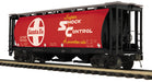 MTH Premier 20-96823 O Scale 3-Bay Cylindrical Hopper Santa Fe Super Shock Control