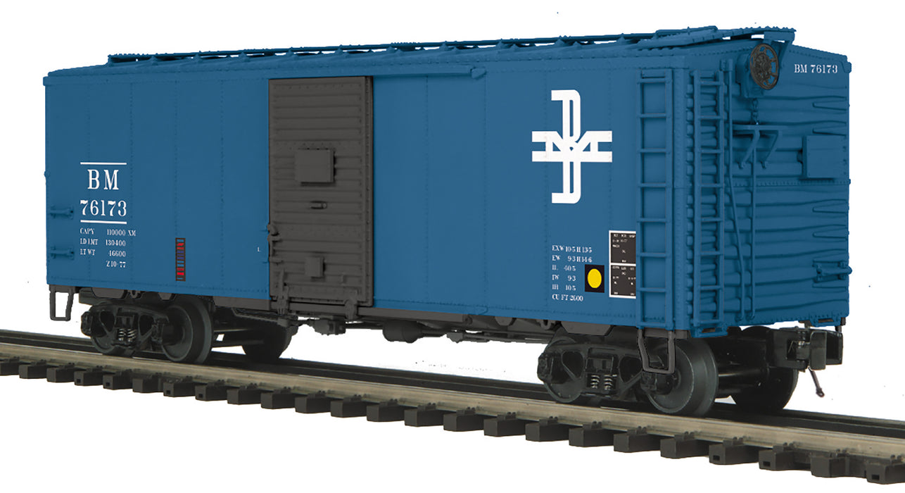 MTH Premier 20-99393 O Scale 40' AAR Boxcar Boston & Maine B&M