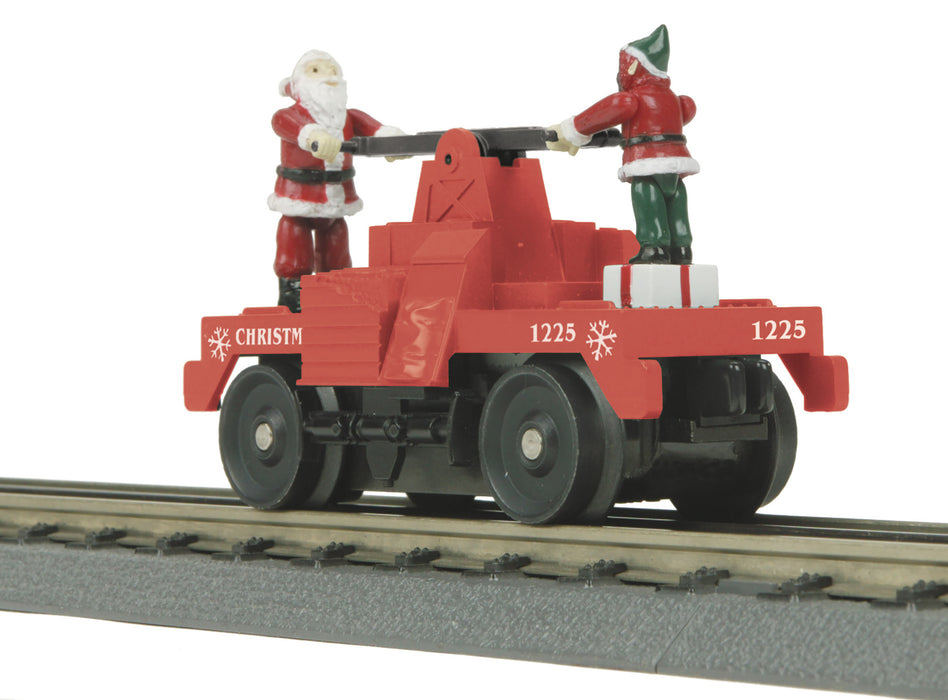 MTH RailKing 30-5234 O Gauge Christmas Operating Handcar