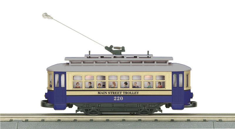 MTH RailKing 30-5246 O Gauge Bump-N-Go Trolley Main Street