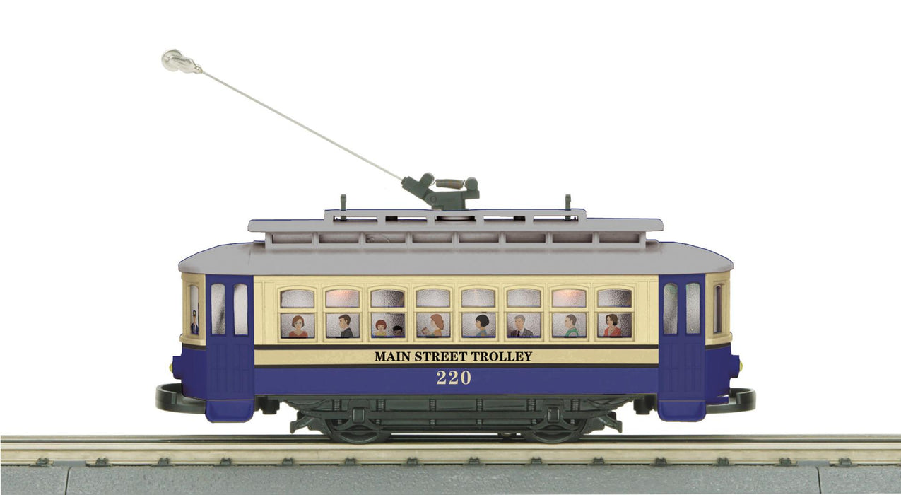 MTH RailKing 30-5246 O Gauge Bump-N-Go Trolley Main Street