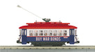 MTH RailKing 30-5247 O Gauge Bump-N-Go Trolley Buy War Bonds