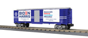 MTH Railking 30-71052 O Gauge 40' Window Boxcar with Ballot Boxes Milwaukee