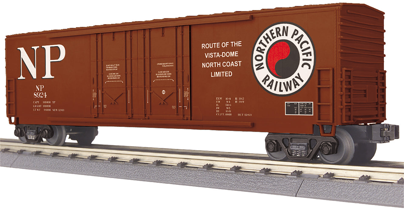 MTH Railking 30-71094 O Gauge 50' Plug Door Boxcar Northern Pacific NP