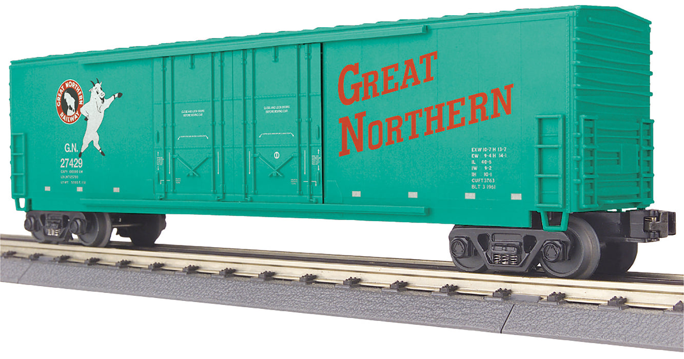 MTH Railking 30-71177 O Gauge 50' Plug Door Boxcar Great Northern GN 27429