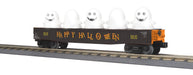 MTH RailKing 30-72226 O Gauge Halloween Gondola with Flickering Ghosts - Black