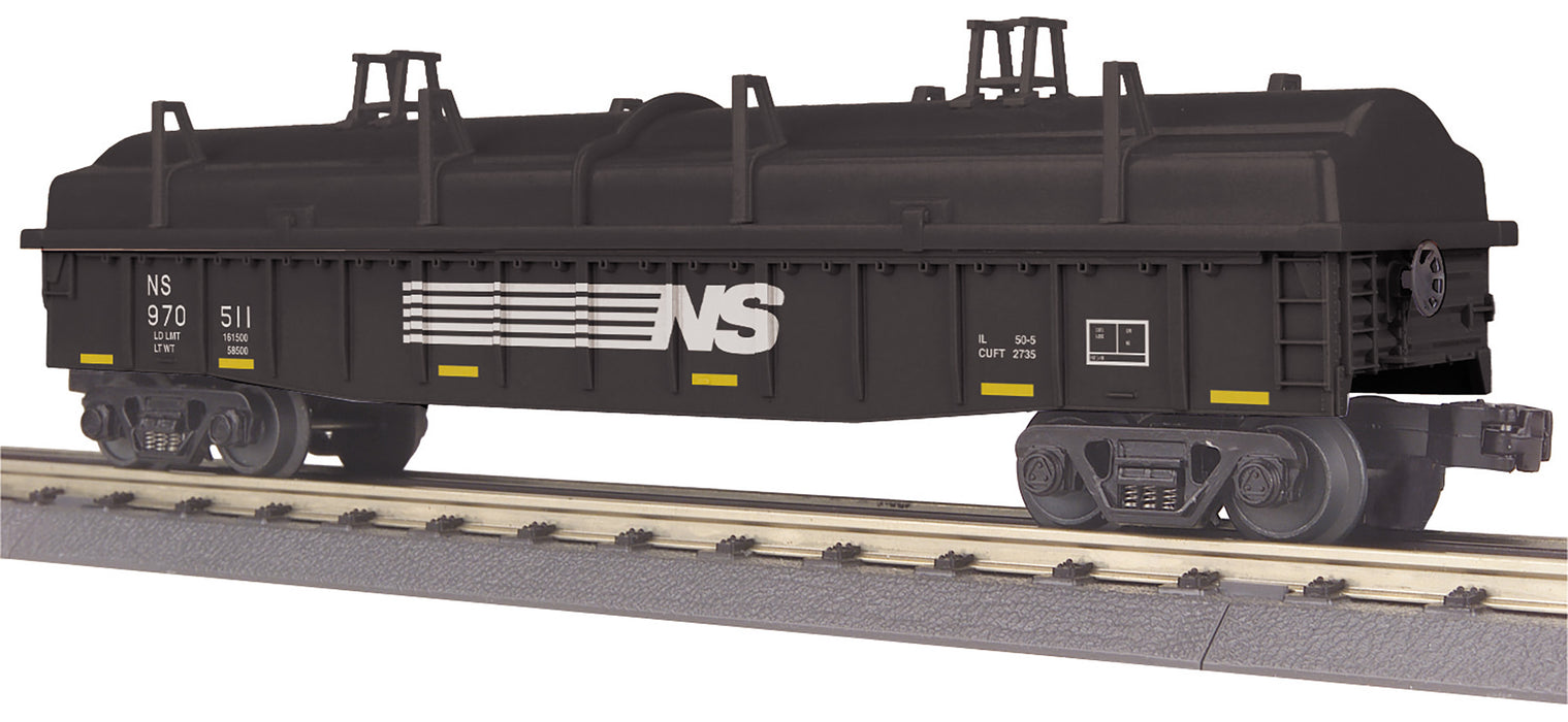 MTH RailKing 30-72235 O Gauge Gondola with Cover Norfolk Southern NS 970511
