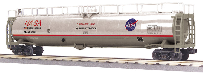 MTH Railking 30-73631 O Gauge 33K Gallon Tank Car NASA NLAX 2019