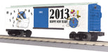 MTH RailKing 30-74694 O Gauge Boxcar Happy New Year 2013