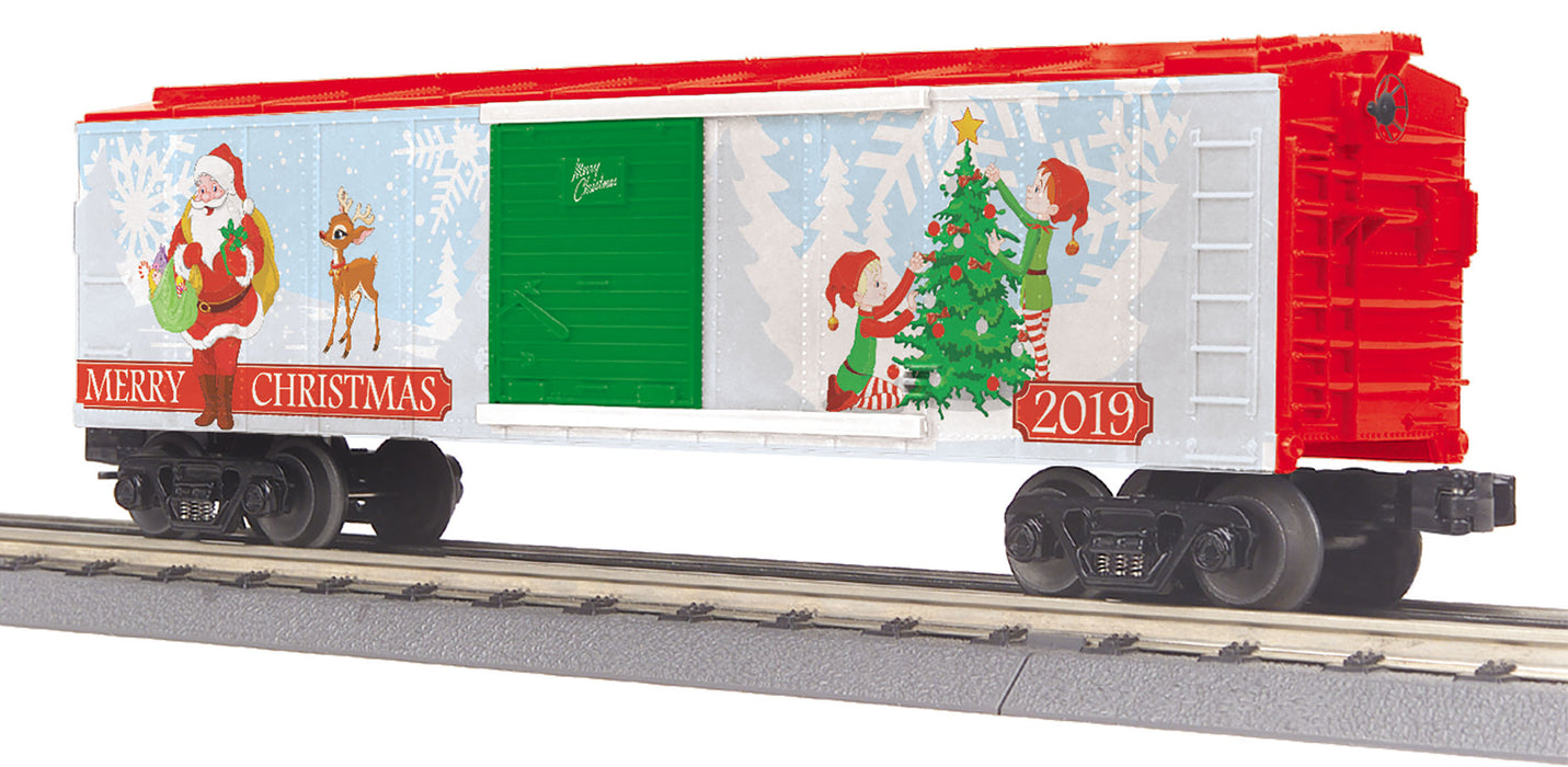 MTH RailKing 30-74964 O Gauge Boxcar Christmas 2019