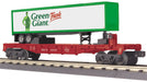 MTH RailKing 30-76894 O Gauge MILW 61047 Flat Car with 40’ Green Giant Trailer