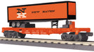 MTH RailKing 30-76896 O Gauge Flat Car with 40’ Trailer New Haven NH 17219