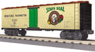 MTH RailKing 30-78242 O Gauge Steel Reefer Car Washington Apples NADX #'s Vary