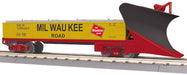 MTH Railking 30-79678 O Gauge Heavy Duty Snow Plow Milwaukee Road MILW