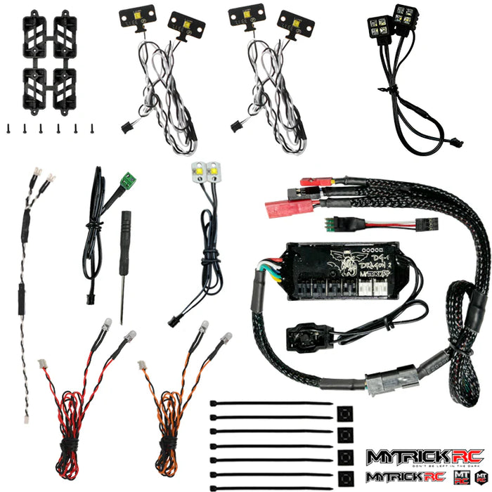 MyTrickRC MYK-AX23 LED Light Kit for Axial Jeep CJ-7 Light Kit