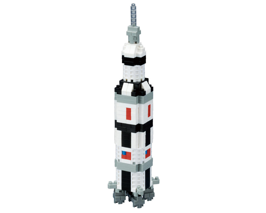 Nanoblock 20280 Sights to See Series Saturn V Rocket Building Block Set