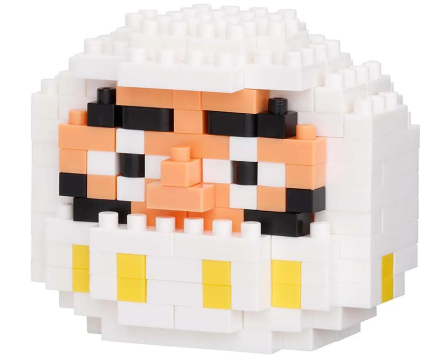 Nanoblock 20458 Character Collection Series Daruma "Culture" (White)