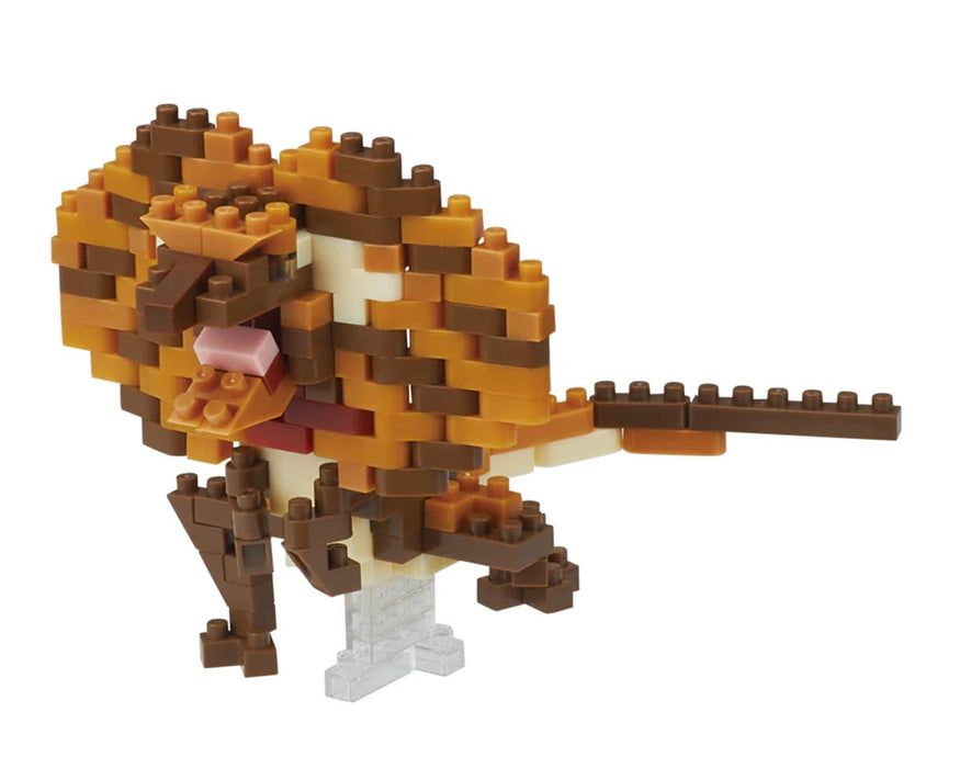 Nanoblock 21874 Collection Series Frilled Lizard "Reptilia" Building Block Set