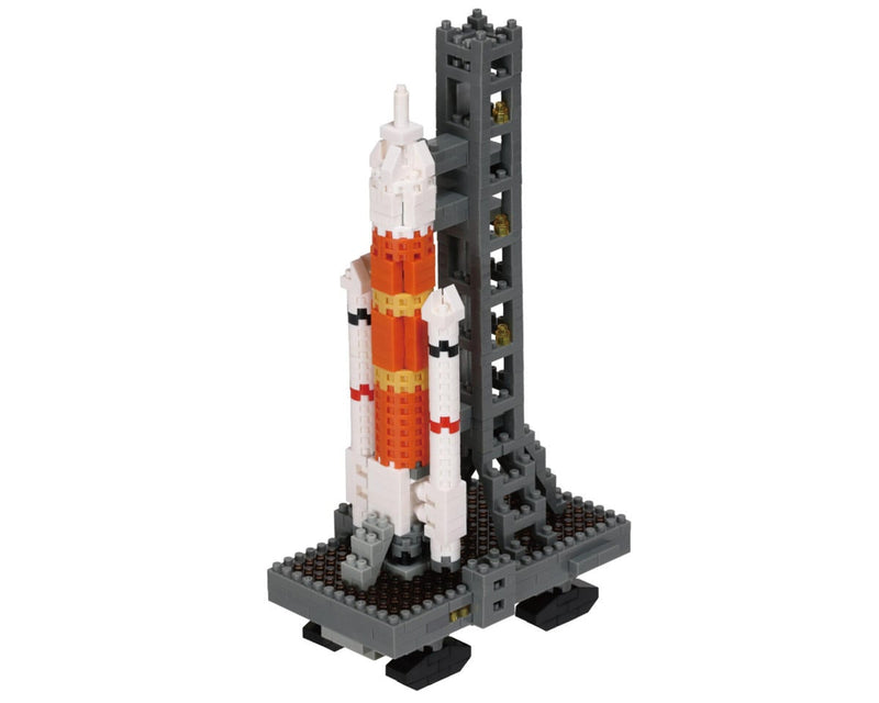 Nanoblock 22635 Sights to See Series Rocket and Launch Pad "Space"