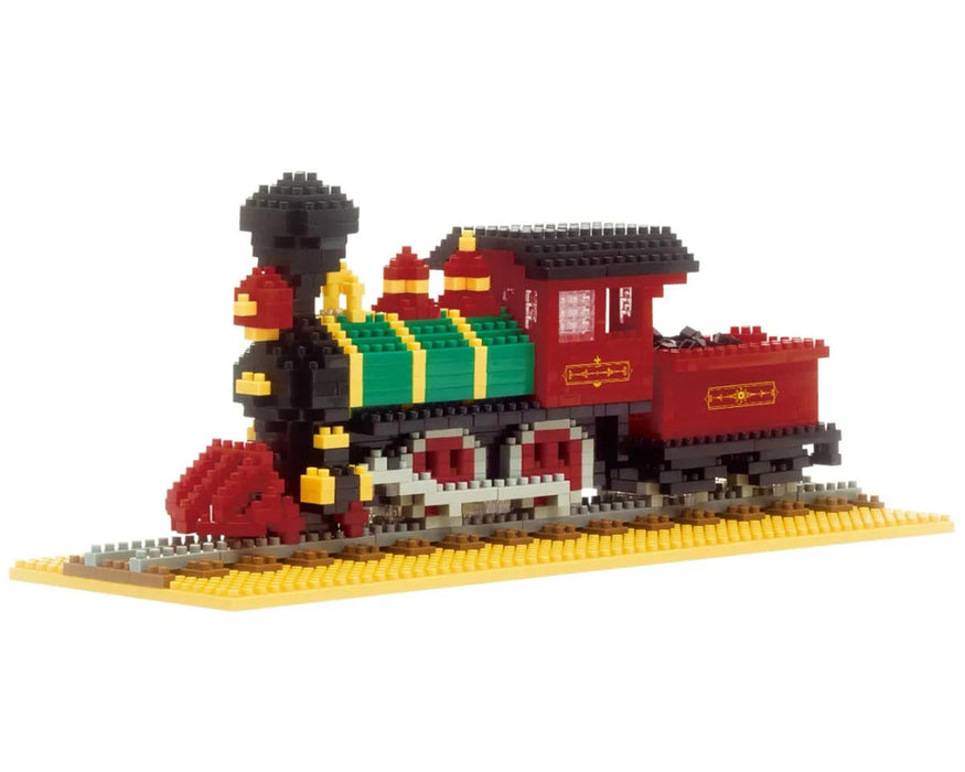 Nanoblock 23320 Advanced Hobby Series Steam Locomotive 4-4-0 Building Block Set