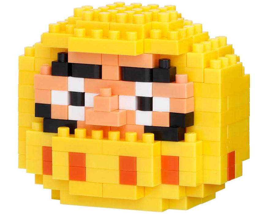 Nanoblock 23570 Character Collection Series Daruma "Culture" (Yellow)