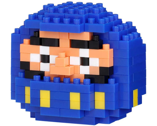 Nanoblock 23571 Character Collection Series Daruma "Culture" (Cobalt Blue)
