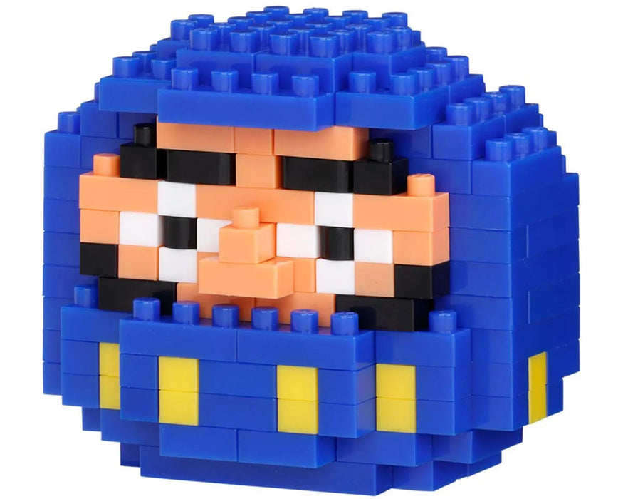 Nanoblock 23571 Character Collection Series Daruma "Culture" (Cobalt Blue)