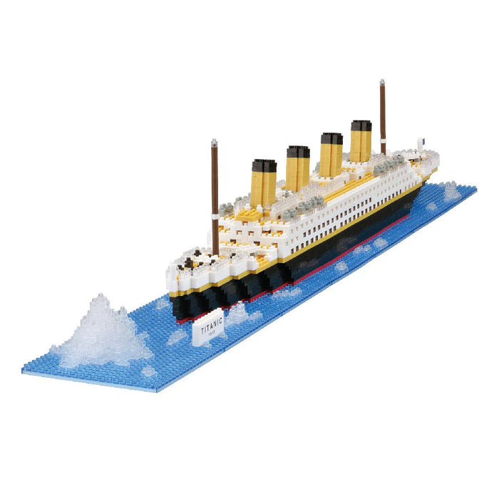 Nanoblock 14697 Advanced Hobby Series Titanic "World Famous" Building Block Set