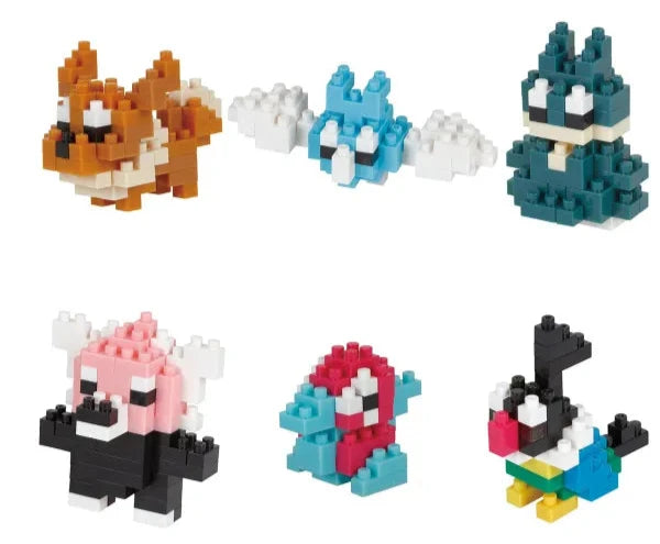 Nanoblock 22362 Pokemon Type Normal Set 1 Blind Box (6 Figures)