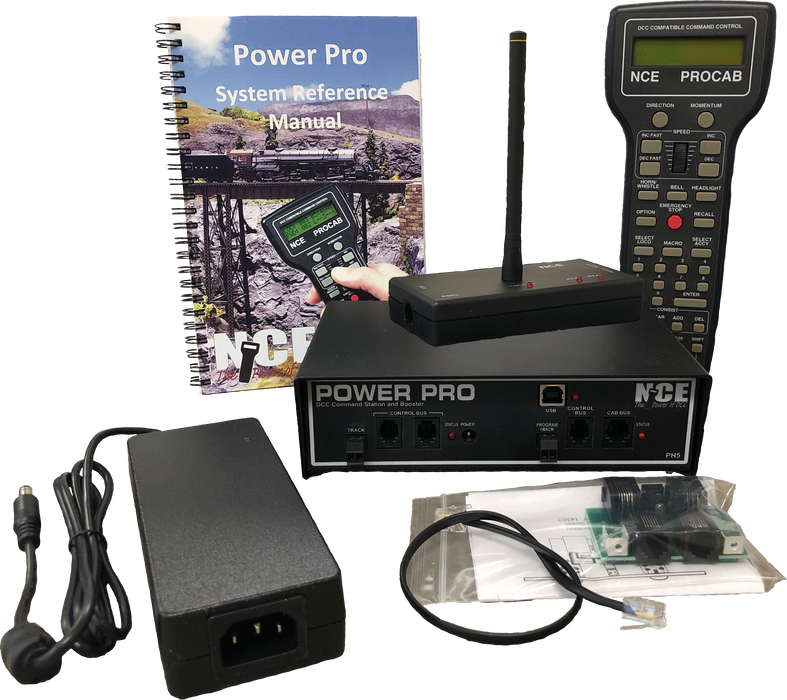 NCE 5240036 PH5-R Wireless Power Pro5 [5 Amp Booster & Command Station]