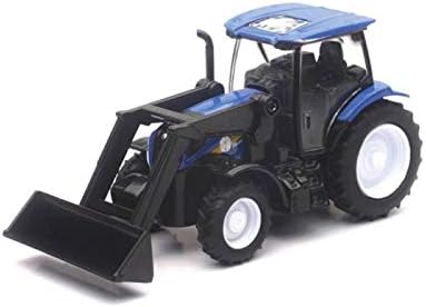 New Ray Toys 32123 5" Die Cast New Holland T6 Farm Front Loader