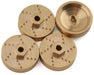 NEXX Racing NX-266 SCX24 Brass Wheel Hubs 8.9g
