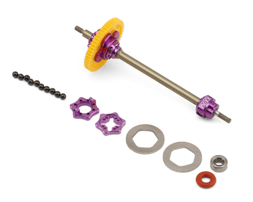 NEXX Racing NX-650-P Mini-Z MR03/04 2WD Dual-Function Spool & Ball Differential
