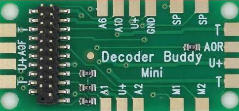 Nix Trains NTZ2 Decoder Buddy Mini DCC Motherboard with 21-Pin Decoder Socket (1.0K Ohm Resistor)