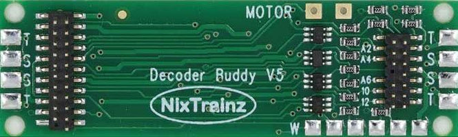 Nix Trains NTZ5 Decoder Buddy V5B DCC Motherboard with 21-Pin Decoder ...