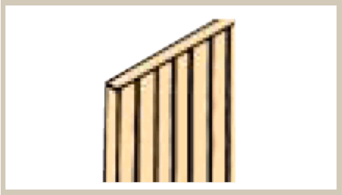 Northeastern Scale Lumber 116SCR132P Scribed Sheathing 1/16" Wide x 1/32" Thick x 11" Long 2 Pack