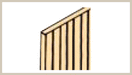 Northeastern Scale Lumber 116SCR132P Scribed Sheathing 1/16" Wide x 1/32" Thick x 11" Long 2 Pack