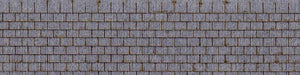 Northeastern Scale Lumber (50113) HOSHG13B1C HO Scale Laser-Cut Shingles 3 x 7-3/4" Charcoal