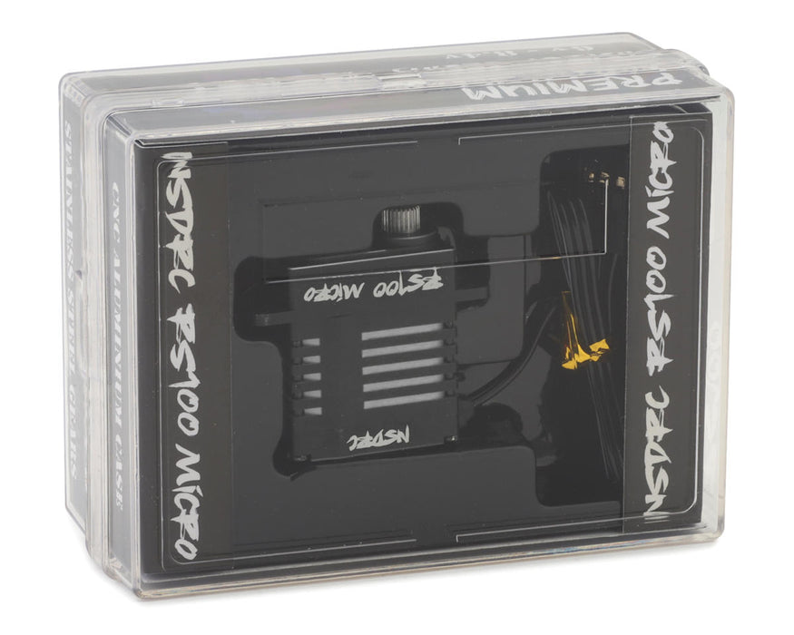 NSDRC MSRVO RS100 Black High Torque Waterproof Micro Servo