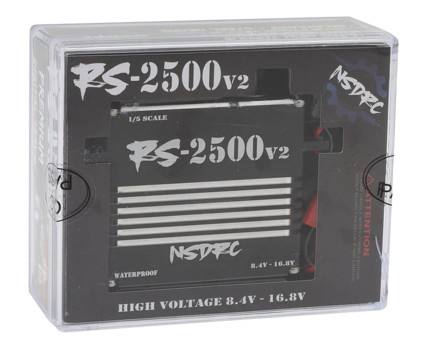 NSDRC RS25 RS2500 V2 1/5 Insane Torque High Voltage Servo