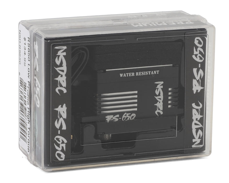 NSDRC RS650 RS650 Waterproof Low Profile Brushless High Voltage Servo
