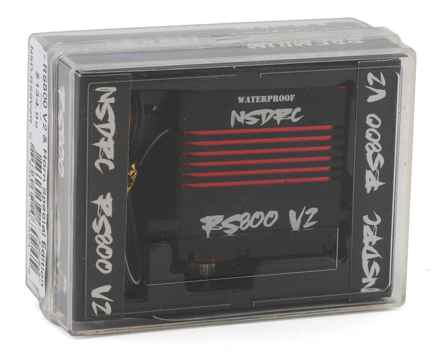 NSDRC RS8V2R RS800 V2 Waterproof Brushless Aluminum Case High Voltage Servo