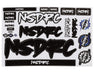 NSDRC STKRBLK Sticker Sheet (Black)