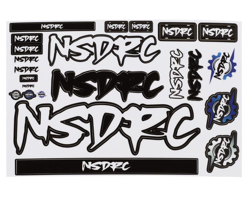 NSDRC STKRWHI Sticker Sheet (White)