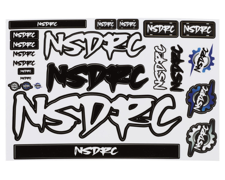 NSDRC STKRWHI Sticker Sheet (White)