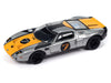 Johnny Lightning JLCG032A Classic Gold Version A 2005 Ford GT - Gunmetal/Orange
