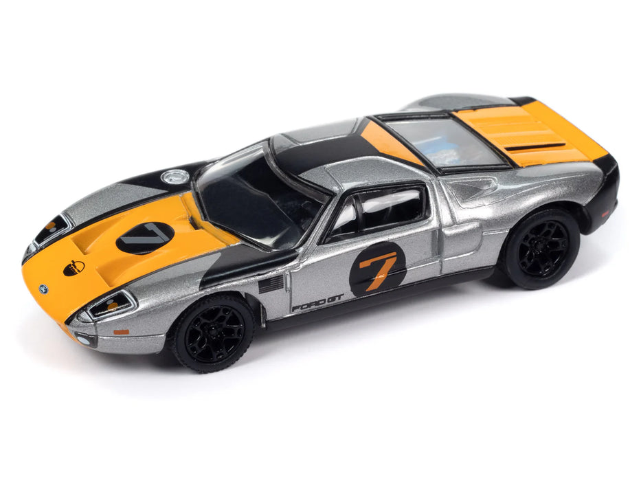Johnny Lightning JLCG032A Classic Gold Version A 2005 Ford GT - Gunmetal/Orange
