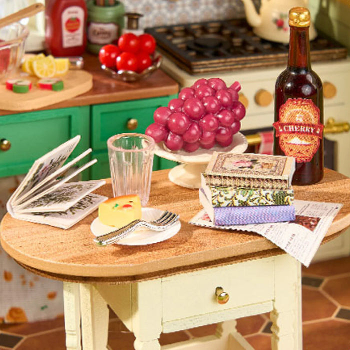 Rolife DH101 DIY Miniature House Kit - Sunlit Farmhouse Kitchen